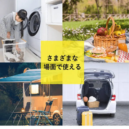 2WAY折りたたみピクニックバスケット